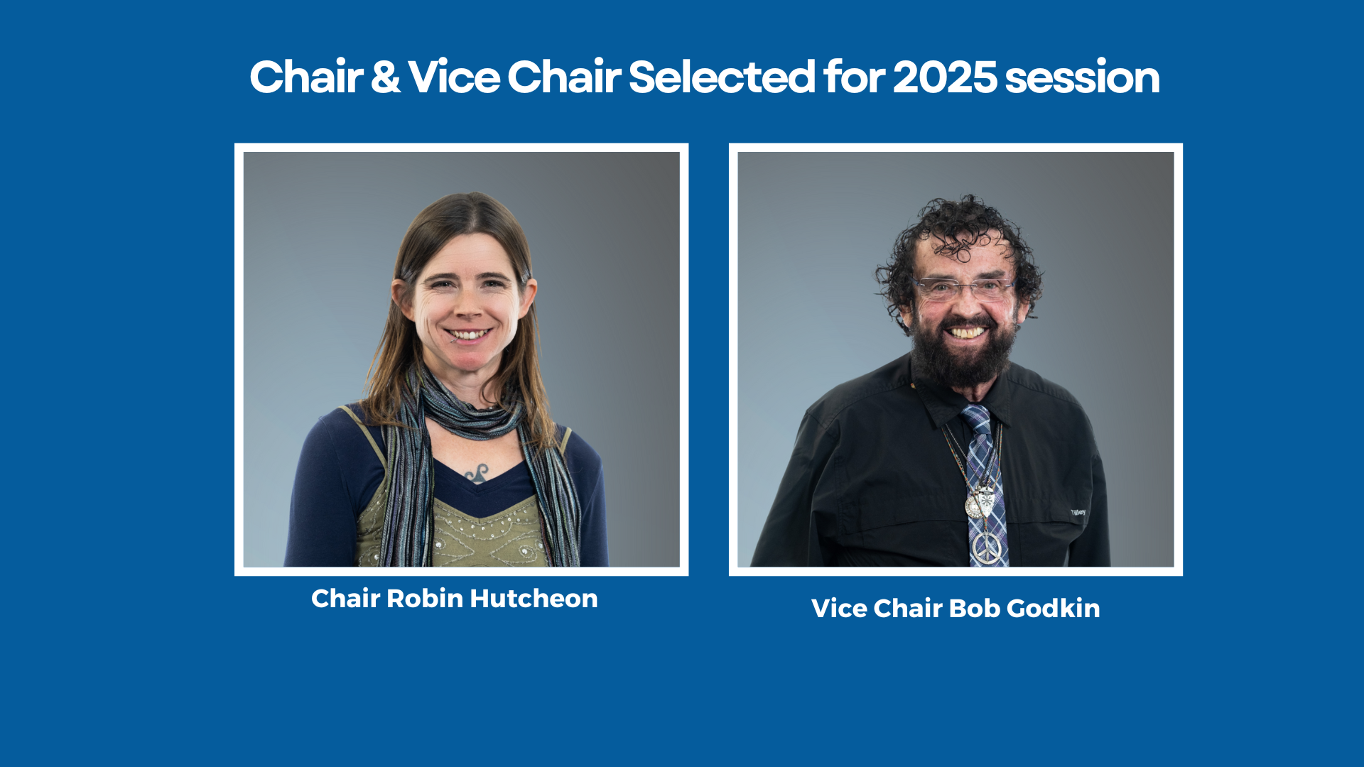 Trustees Hutcheon and Godkin to serve as Executive of Board for 2025 ...