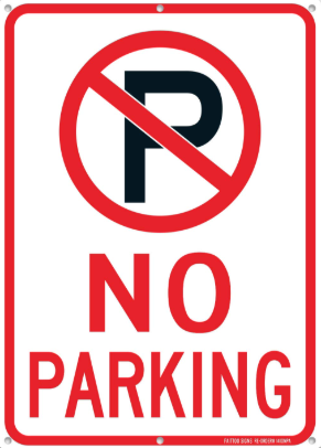 no parking